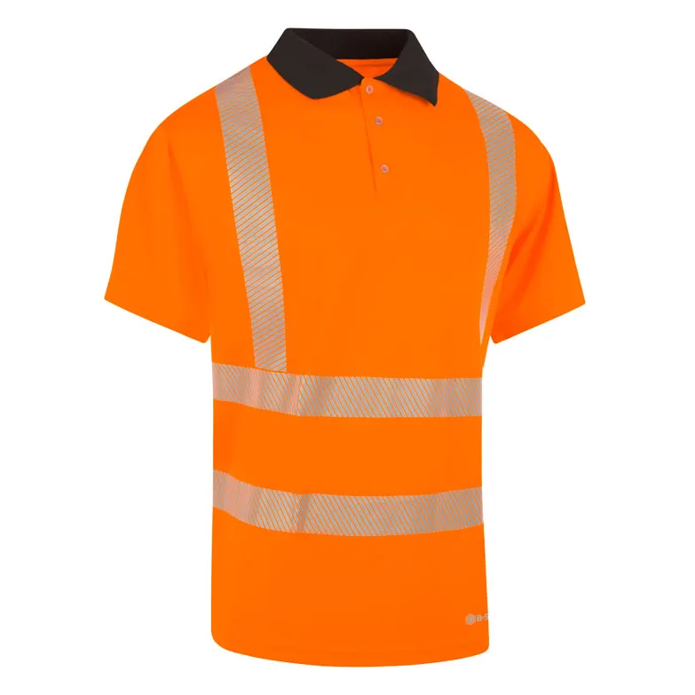 Beeswift B-Seen Mens S/S Exec Hi-Vis Polo Shirt